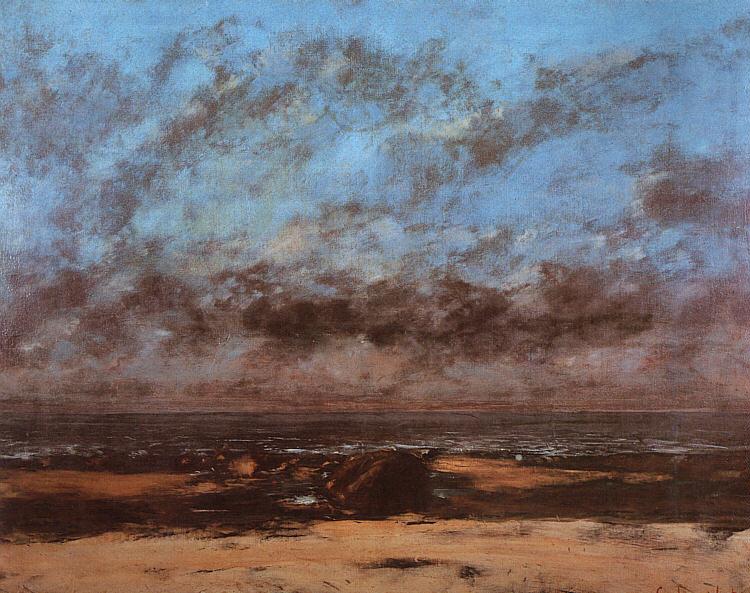 Gustave Courbet Low Tide known as Immensity oil painting image